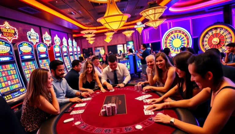 Exciting gambling action at c168.com with vibrant slot machines and poker games.